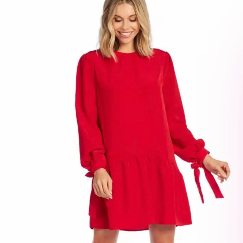 Mud pie Merritt Flounce Dress size large